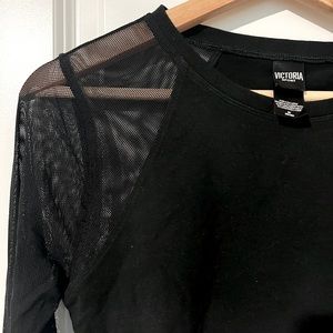 Victoria Secret Sport Active Top with Mesh Sleeves